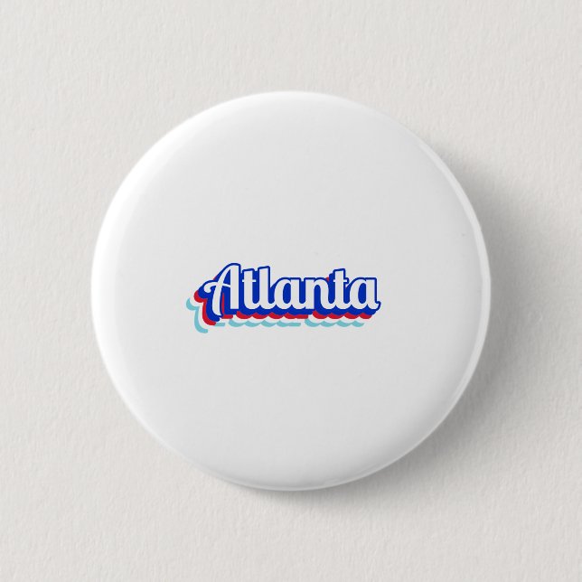 Vintage Atlanta Button (Front)