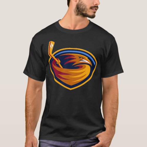 Vintage Atlanta Hockey Retro Thrashers T_Shirt