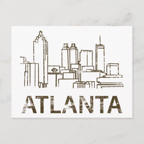 Vintage Atlanta Postcard