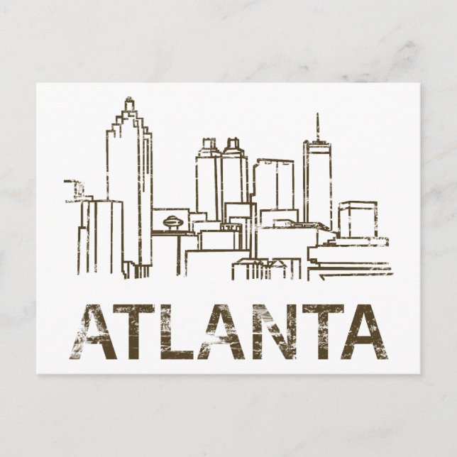 Vintage Atlanta Postcard (Front)