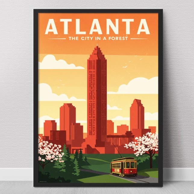 Vintage Atlanta Poster (Creator Uploaded)