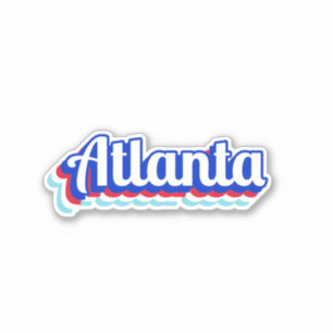 Vintage Atlanta Sticker