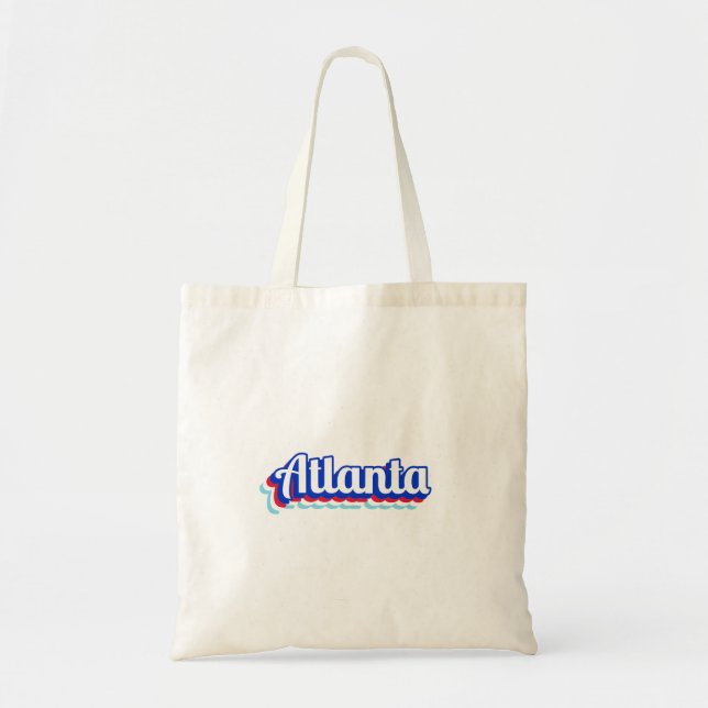 Vintage Atlanta Tote Bag (Front)