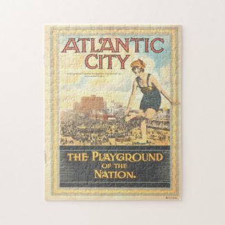 Vintage Atlantic City 1920s Puzzle