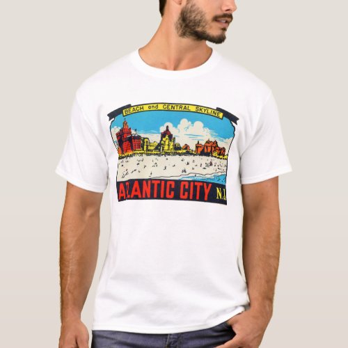 Vintage Atlantic City Boardwalk T_Shirt