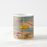 Vintage Atlantic City Illustrated Mug<br><div class="desc">A vintage, very colorful postcard of the old attractions in Atlantic City, New Jersey repurposed on a mug or glass ware.</div>