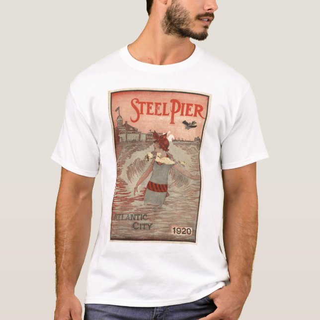 Vintage Atlantic City Steel Pier Shirt (Front)