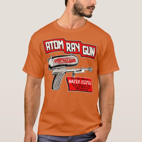 Vintage Atom Ray Gun 40s Water Toy T_Shirt