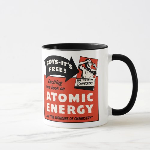 Vintage Atomic Energy Mug