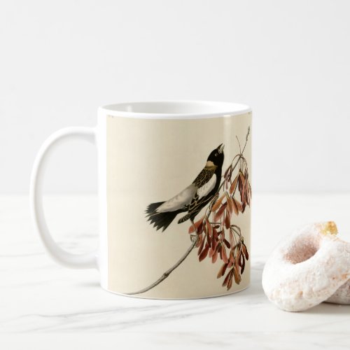 Vintage Audubon Cedar Waxwing Painting Bird Gift  Coffee Mug