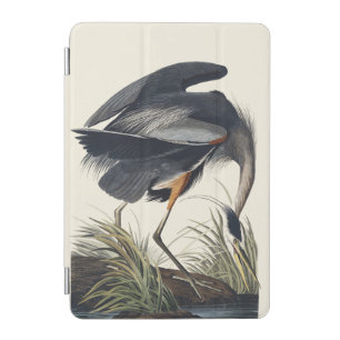 Vintage Audubon Great Blue Heron Bird Nature Art iPad Mini Cover