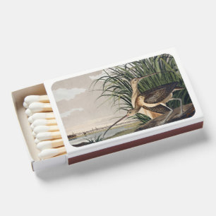 Vintage Audubon Long-billed Curlew Bird Art Matchboxes