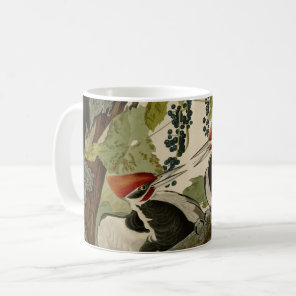 Vintage Audubon Pileated Woodpecker Painting Gift Coffee Mug