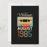 Limited Edition Made In 1985 Vintage Birthday Gift Invitation | Zazzle