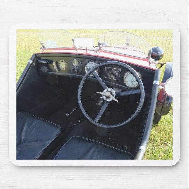 Vintage Austin Seven Dashboard Mouse Pad (Front)