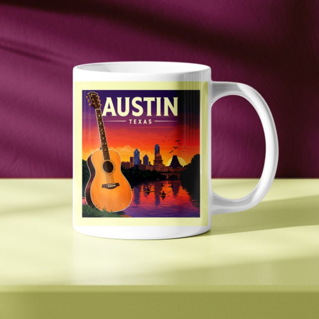 Vintage Austin Texas Coffee Mug (Creator Uploaded)