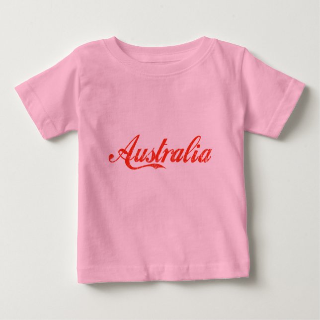 Vintage Australia Baby T-Shirt (Front)