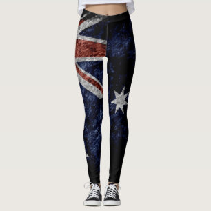 Vintage Australia Flag #4 Leggings