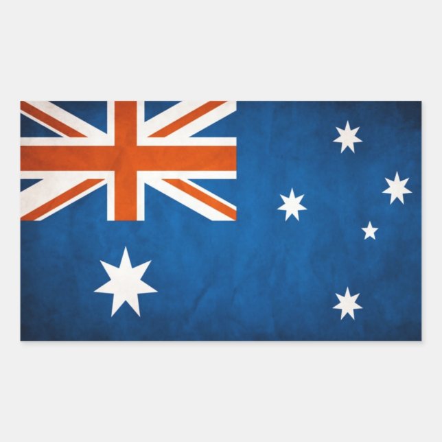 Vintage AUSTRALIA FLAG Sticker (Front)