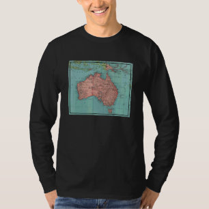 Vintage Australia Map 1924 T-Shirt