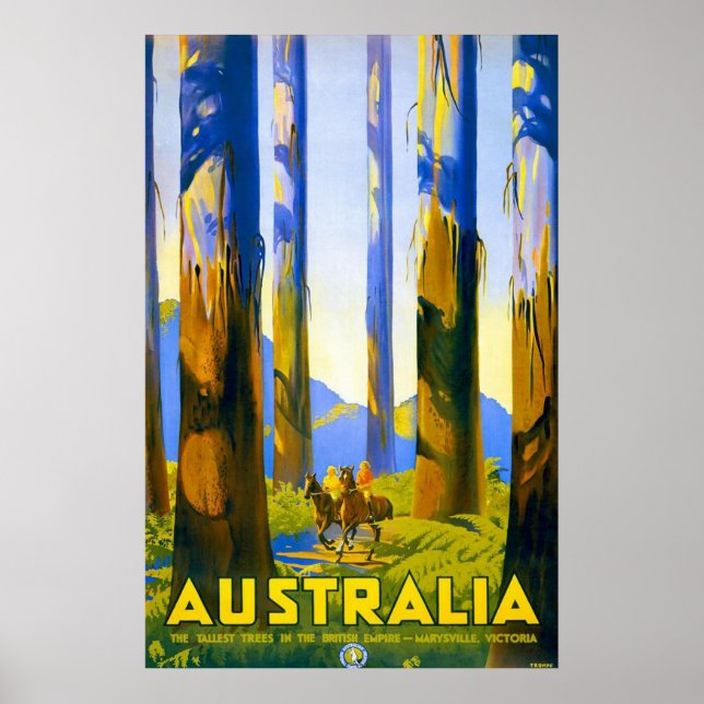 Vintage Australia Marysville Victoria Poster (Front)