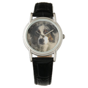 Vintage Australian shepherd dog Watch