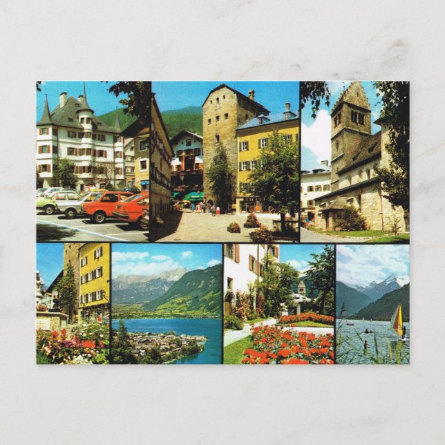 Vintage Austria, Berstadt, Zell am Zee, Salzburg Postcard (Front)