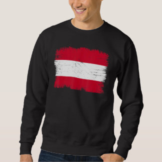 Vintage Austria Flag Austrian Independence Day Sweatshirt