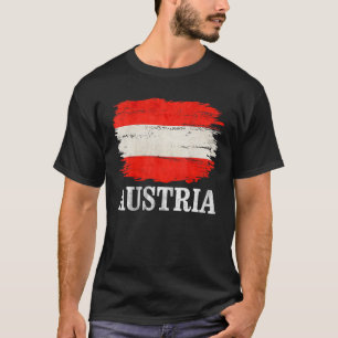 Vintage Austria Flag For Austrian T-Shirt