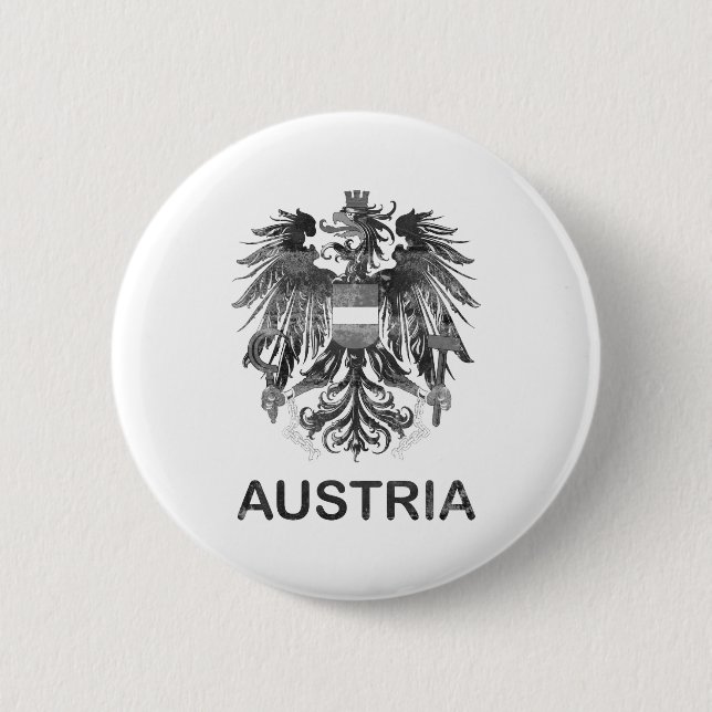 Vintage Austria Pinback Button (Front)