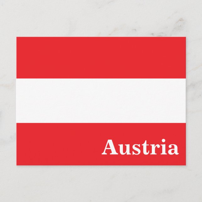 Vintage Austria Travel Tourism Postcard (Front)