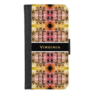 Vintage Austria Vienna Belvedere castle gate iPhone 8/7 Wallet Case