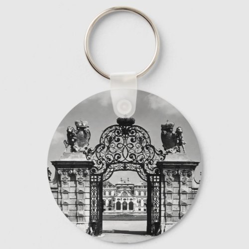 Vintage Austria Vienna Belvedere castle gate Keychain