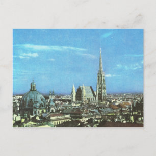 Vintage AUstria Vienna, Cathedral of St Stephen Postcard