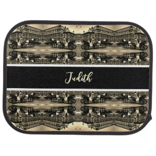 Vintage Austria Vienna Fiaker Staatsoper opera Car Floor Mat