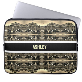 Vintage Austria Vienna Fiaker Staatsoper opera Laptop Sleeve