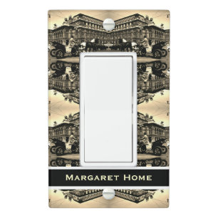 Vintage Austria Vienna Fiaker Staatsoper opera Light Switch Cover