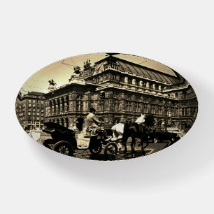 Vintage Austria Vienna Fiaker Staatsoper opera Paperweight
