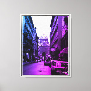 Vintage Austria Vienna Imperial Palace Canvas Print