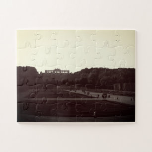 Vintage Austria Vienna Schonbrunn Gardens 1970 Jigsaw Puzzle