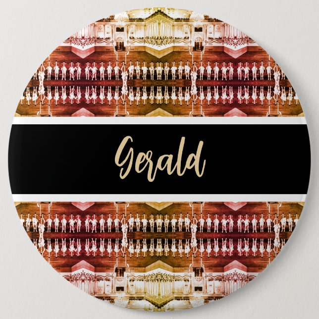 Vintage Austria Vienna Spanish Courbette Button (Front)