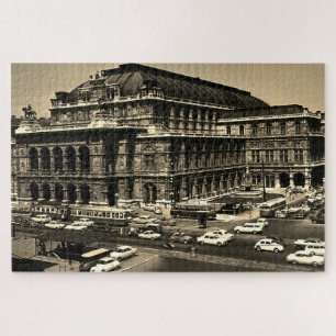 Vintage Austria Vienna Staatsoper opera Jigsaw Puzzle