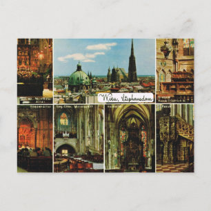 Vintage Austria, Wien, Vienna, StephansDom Postcard
