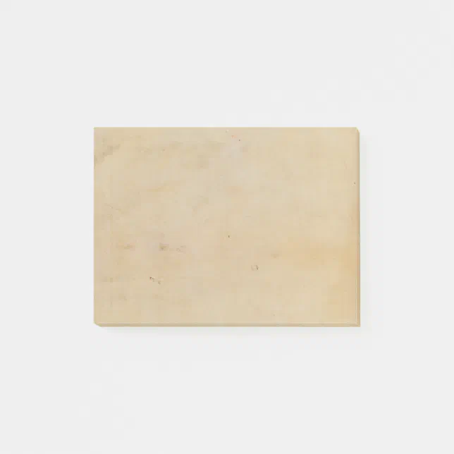 Worn Papper Note vintage authentic old paper worn post it note | Zazzle