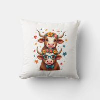 Vintage Autism Highland Cow Trio Peeking Cute Cow