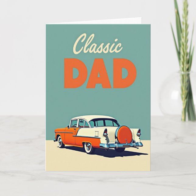 Vintage Auto Dad Card (Front)