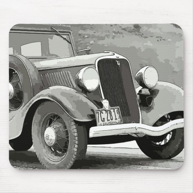 Vintage Auto Mouse Pad (Front)