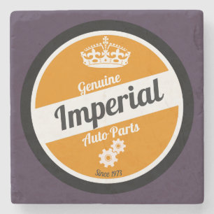 Vintage Auto Parts Stone Coaster