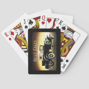 Vintage Auto Poker Cards