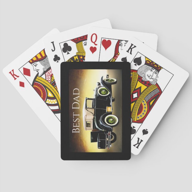 Vintage Auto  Poker Cards (Back)